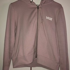 Vans zip up hoodie